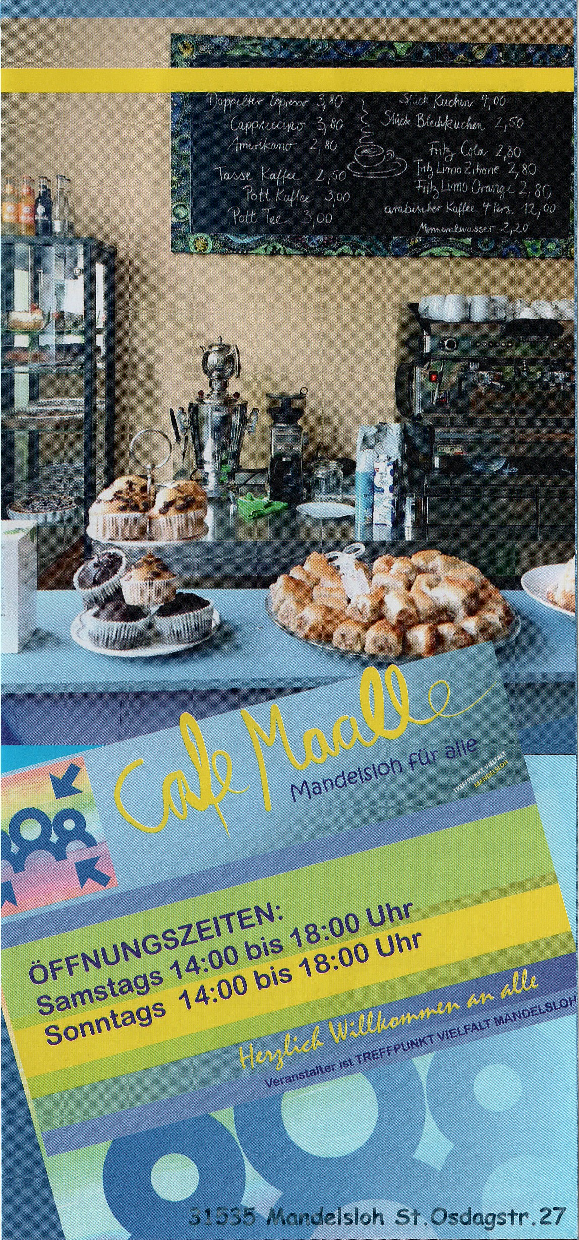 Flyer Cafe Malle